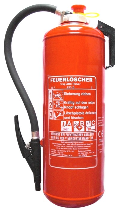 Paket] Feuerlöscher 1kg ABC Pulver, Autofeuerlöscher, DIN EN 3, inkl. KFZ/ Auto/Boot-Halterung & ANDRIS® Prüfnachweis